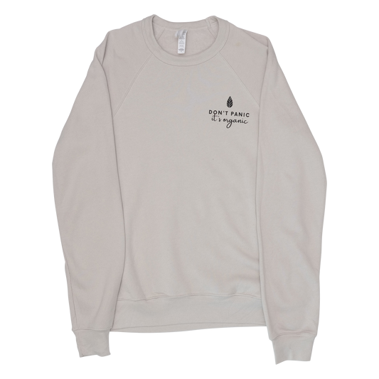 Crewneck Sweatshirt BBCO Don't Panic it's Organic