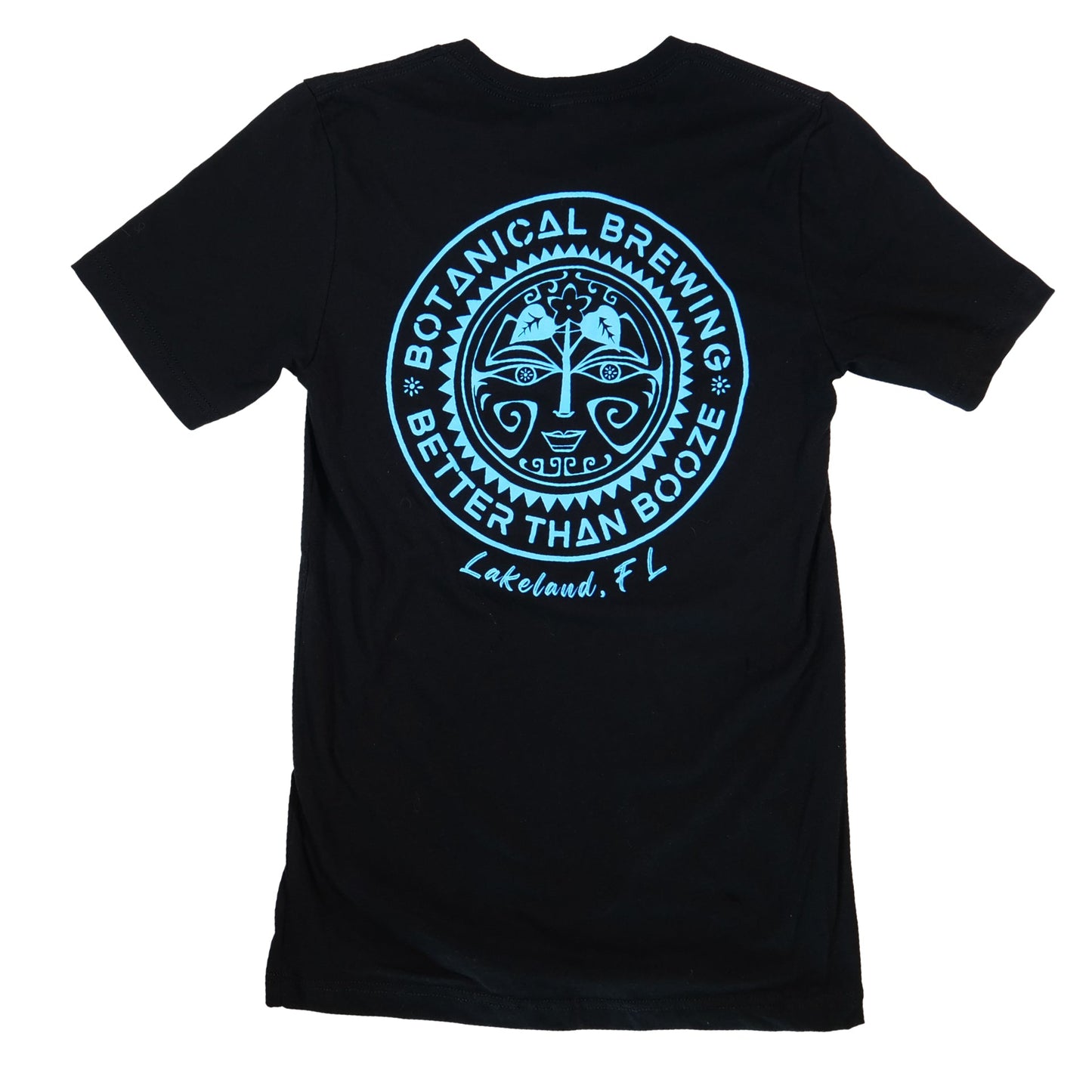 Short Sleeve T-Shirt Better than Booze BBCO Lakeland Blue LOGO